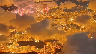 "Looking up is heaven, looking down is the world~"