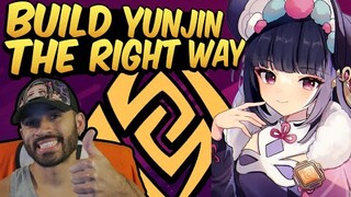 The Best Way To Build Your Yunjin | Yunjin Build Guide | Genshin Impact