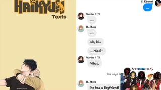 He has a Boyfriend [Victorious Skit] Haikyuu Text (SakuAtsu)