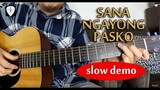 Sana Ngayong Pasko SLOW DEMO Fingerstyle Guitar Cover