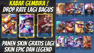 CUMA GACHA 1x DAPAT SKIN LIMITED ! KABAR GEMBIRA PANEN SKIN GRATIS LAGI ADA LEGEND DAN COLLECTOR