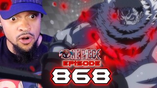 Katakuri Stabbed Himself! He's TOO REAL! One Piece Reaction Ep 868