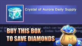 BUY THIS BOX TO SAVE DIAMONDS? - TESTING CRYSTAL OF AURORA BOX