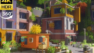【4K 全景 Minecraft】全景视频带你置身美到炸裂海岛