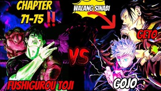 Jujutsu Kaisen  "Gojo and Geto Vs Fushigurou Toji|| Tagalog Dub|| Chapter 71-75 || SPOILER ALERT‼️