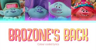 BroZone’s Back! Colour coded lyrics | Trolls 3 FT Justin Timberlake