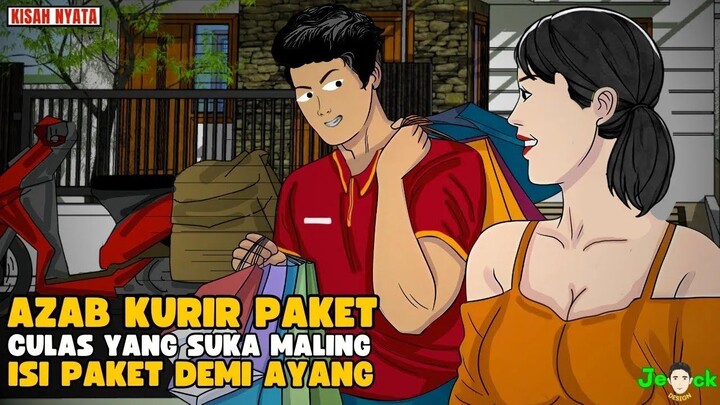 AZAB KURIR PAKET CULAS YANG SUKA MALING ISI PAKET DEMI AYANG TERCINTA   SINE