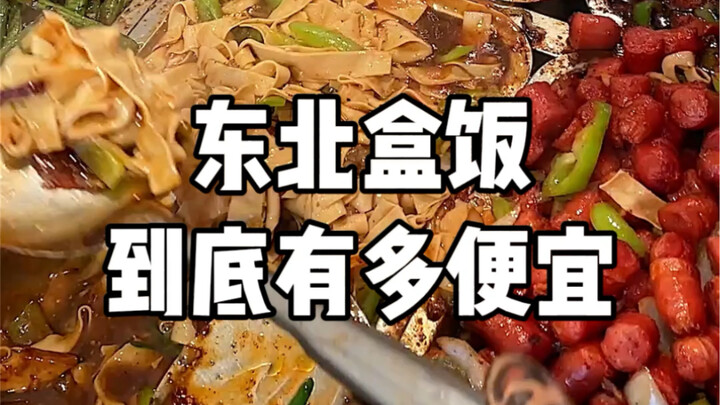 东北盒饭有多便宜？6块钱吃饱，带你涨涨见识！