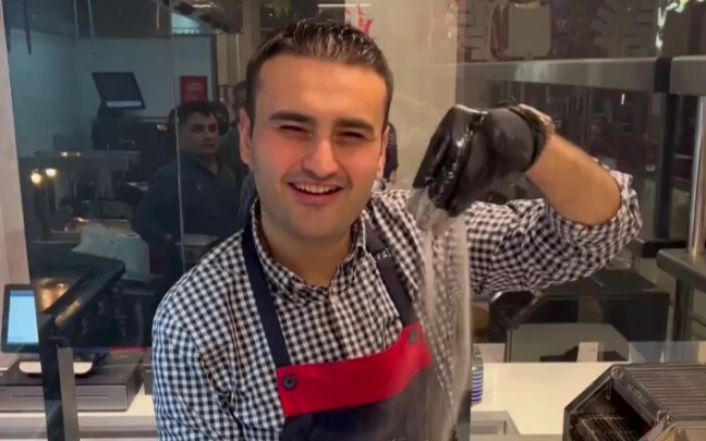 Delicious Grilled Sausage Burger