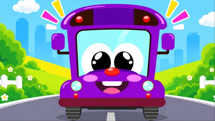Ten Little Buses | Bus Song for Kids | Counting 1 to 10 | 十辆小巴士 | 儿童歌曲