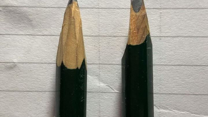 perbedaan penulisan pensil biasa dan pensil khat