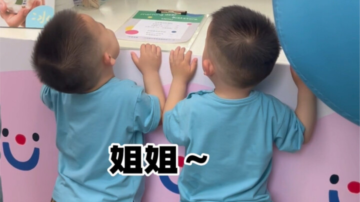 The kid’s not even as tall as the counter—will they manage to snag an ice cream?