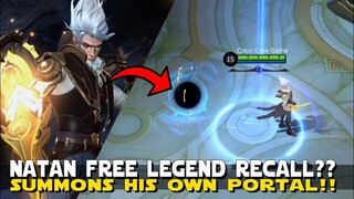 FREE LEGEND RECALL ANIMATION FOR NATAN? MOBILE LEGENDS UPCOMING MARKSMAN NATAN!