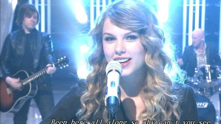 【稀有高清】Taylor Swift - You Belong With Me - Music Japan Overseas 2010