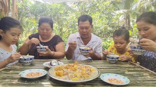 Món Ăn Một Thời Để Nhớ- Bí Hầm Khoai Lang Nước Cốt Dừa| TKQ & Family T680