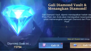 GALI DIAMOND VAULT PAKE FREE TICKET, DAPET DIAMOND SIH HOKI PARAH