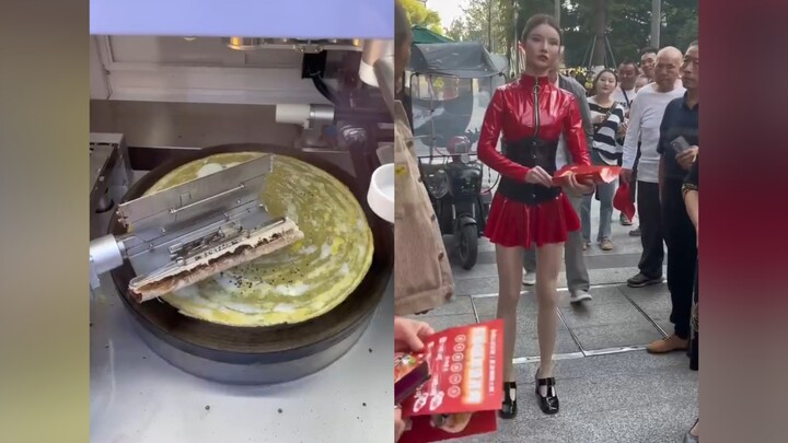 Robot làm bánh kếp Trung Quốc hoàn toàn tự động