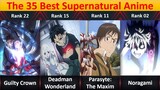 Ranked, The 35 Best Supernatural Anime