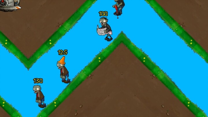 The male and female zombies rushed forward