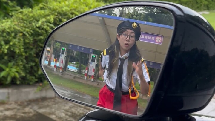 Boys must master the second driving test.
