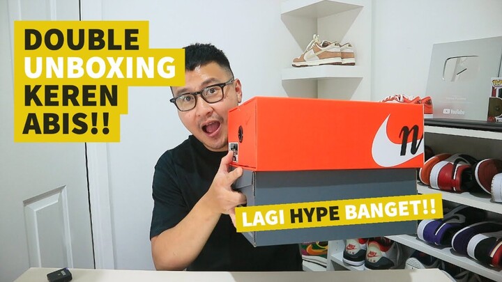 DOUBLE UNBOXING SNEAKERS YG LAGI HYPE!!