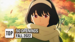 Top 50 Anime Openings of Fall 2022