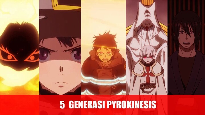 Bahas Tuntas 5 Generasi Pyrokinesis