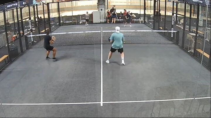 Crash e Caio VS Brinhosa e JP - Tie break infinito - 10x9 - Padel