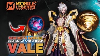 BEST BUILD NEW META DAMAGE DAN EMBLEM VALE !!