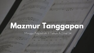 Mazmur Tanggapan Minggu Prapaskah II Tahun A - JenniferOdelia