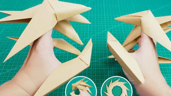 Three Forms Of Origami Claws