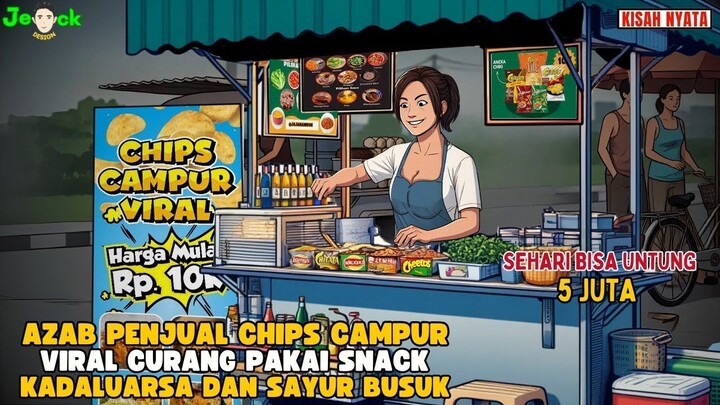 AZAB PENJUAL CHIPS CAMPUR VIRAL CULAS PAKAI SNACK KADALUARSA DAN SAYURAN BUS