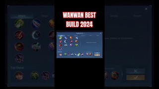 Wanwan Best Build 2024 (Part 2) #shorts #mlbb