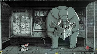 黑色环保动画短片《转折点》，当人类成为濒危动物时，世界会怎样？