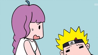 Saudara pemakan ayam yang lucu: Bagaimana jika Naruto datang untuk makan ayam! Jika dia menang, dia 
