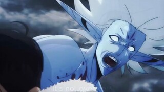Sung Jinwoo vs Baruka Fight scene solo leveling season 2 episode 2