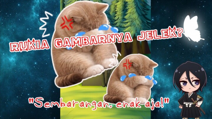 RUKIA DAH LATIHAN GAMBAR LOH!|KEGIGIHAN RUKIA BERLATIH|MENGGAMBAR COVER WATTPAD
