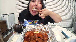 ซางซูบิน สาวอ้วนกินจุ กับเมนู ไก่ซอสเผ็ดเกาหลี น่ากินมาก !!! Spicy Chicken
