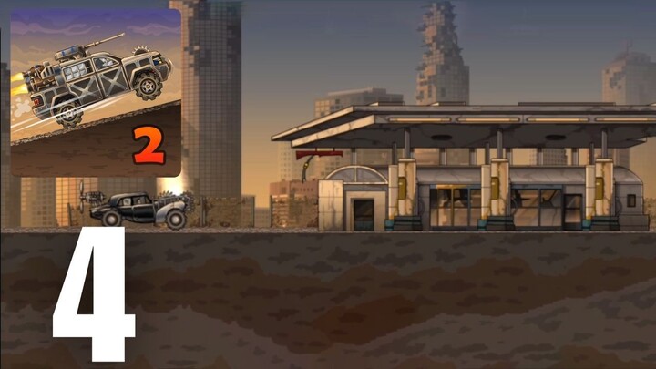 Earn To Die 2 Part 4 : Car 2 Day 45 to 59 Reached  Two CheckPoint (Android/iOS Gameplay Walkthrough)