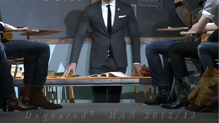 Dsquared² Men’s 2012/13丨Preppy-Style Runway Show: Every Step Hits My Heart—Pure Hormone Explosion!