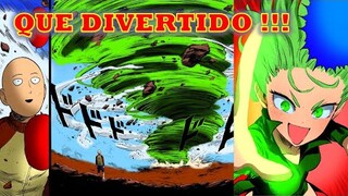 SAITAMA vs el TORNADO del TERROR 🤯🌪️ TATSUMAKI Reconoce su PODER !!! One Punch Man 224 (179)