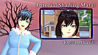 Tutorial Shading Mata✨||Sakura School Simulator