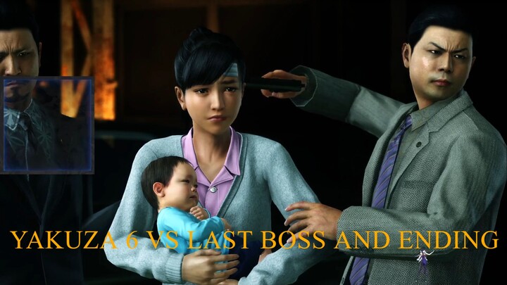 Yakuza 6 VS last boss and Ending