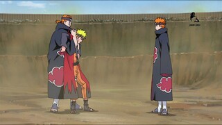 The less people there are stronger PAIN is, Naruto is completely crushed to death