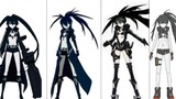 Four different versions of [Black Rock Shooter]★