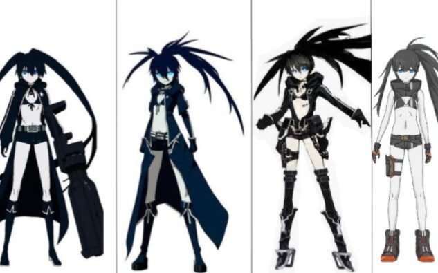 [Black Rock Shooter] สี่เวอร์ชันที่แตกต่างกัน