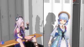 茜特菈莉 VS 神里绫华 更衣室相遇