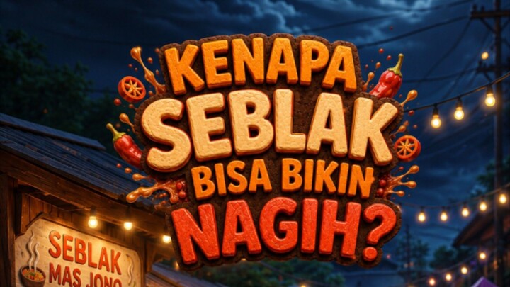 "KENAPA SEBLAKK BISA BIKIN NAGIH!?