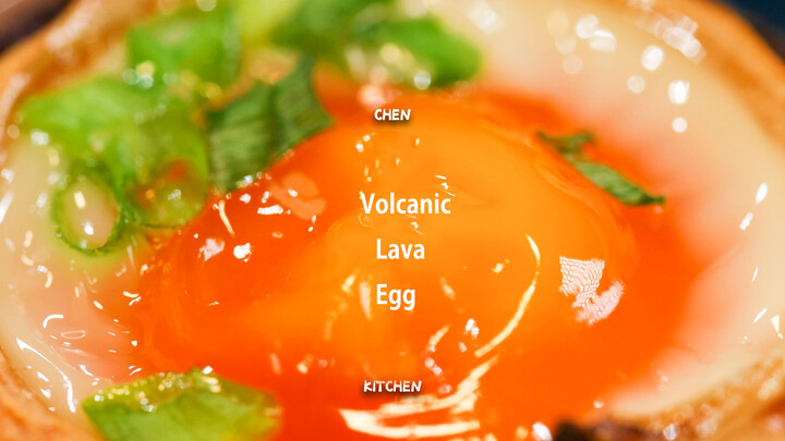 Volcano Cheese Lava Egg Recipe