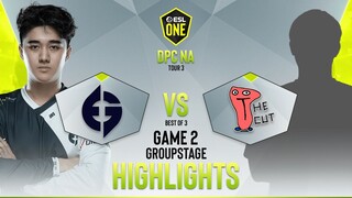 Game 2: EG vs The Cut | BO3 | DPC NA 2022 Tour 3: Division I